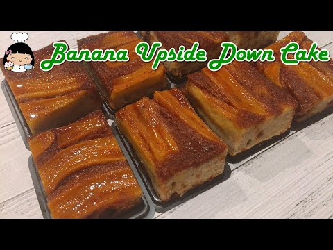 🍌 เค้กกล้วยหอม อัพไซด์ดาวน์ (Banana Upside Down Cake)