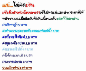 แม่… ไม่คิดเงิน ตอนที่ 1