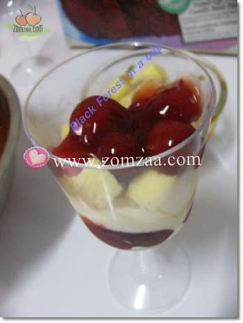 วิธีทำ Black Forest in a Cup ขั้นตอนที่ 09