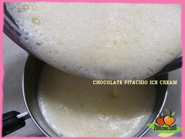 วิธีทำไอศกรีมพิสตาชิโอช็อคโกแลตขั้นตอนที่ 13