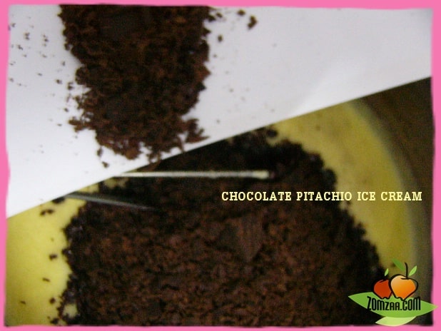 วิธีทำไอศกรีมพิสตาชิโอช็อคโกแลตขั้นตอนที่ 18