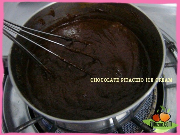 วิธีทำไอศกรีมพิสตาชิโอช็อคโกแลตขั้นตอนที่ 20