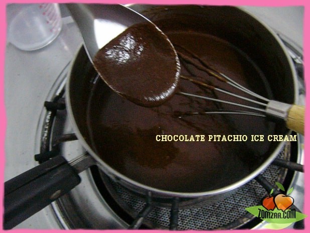 วิธีทำไอศกรีมพิสตาชิโอช็อคโกแลตขั้นตอนที่ 22
