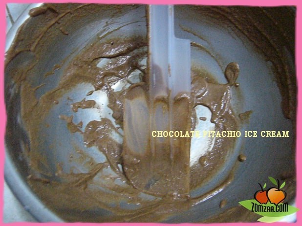 วิธีทำไอศกรีมพิสตาชิโอช็อคโกแลตขั้นตอนที่ 31