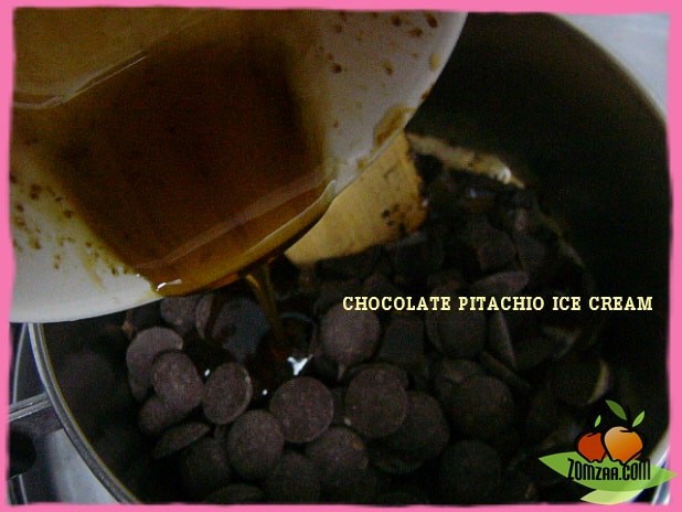 วิธีทำไอศกรีมพิสตาชิโอช็อคโกแลตขั้นตอนที่ 37