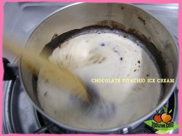 วิธีทำไอศกรีมพิสตาชิโอช็อคโกแลตขั้นตอนที่ 41