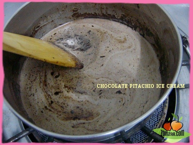 วิธีทำไอศกรีมพิสตาชิโอช็อคโกแลตขั้นตอนที่ 42
