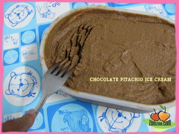 วิธีทำไอศกรีมพิสตาชิโอช็อคโกแลตขั้นตอนที่ 50