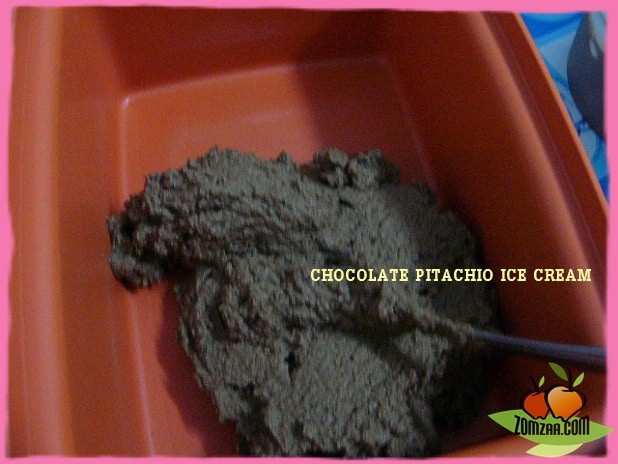 วิธีทำไอศกรีมพิสตาชิโอช็อคโกแลตขั้นตอนที่ 53