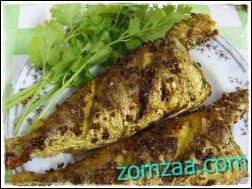 ปลาแดงทอดขมิ้น (Thai Southern Fried Fish with Fresh Turmeric)