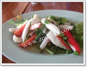 ยำปูอัด (Imitation Crab Stick Salad)