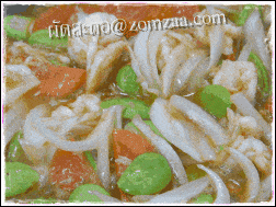 ผัดสะตอกุ้งสด (Stir-fried Pork with Stinky Beans and Shrimp)
