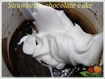 วิธีทำตัวเค้กช็อคโกแลตขั้นตอนที่ 20